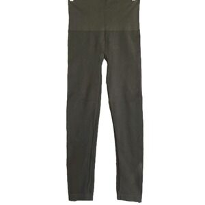 Spanx High-Waisted‎ Ankle Zip Seamless Leggings Olive Green Activewear Size XL